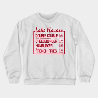 Lake Havasu Burger Crewneck Sweatshirt